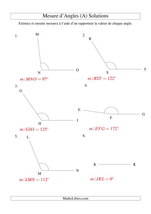 Mesure d'angles entre 0° et 180° (Tout) page 2