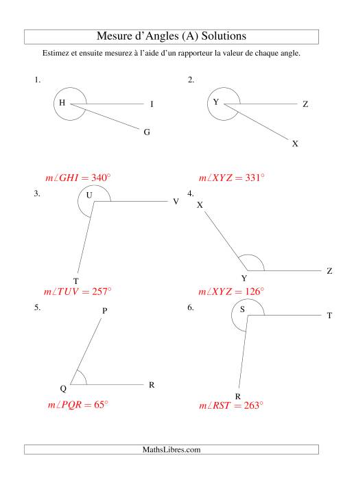 Mesure d'angles entre 0° et 360° (Tout) page 2