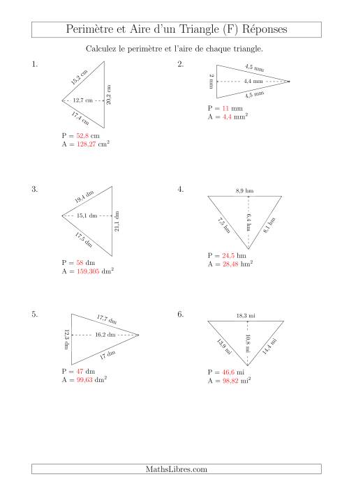Calcul de l'Aire et du Périmètre d'un Triangle Aigu (En Rotation) (F) page 2
