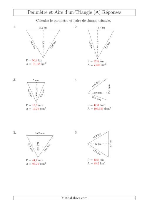 Calcul de l'Aire et du Périmètre d'un Triangle Aigu (En Rotation) (Tout) page 2