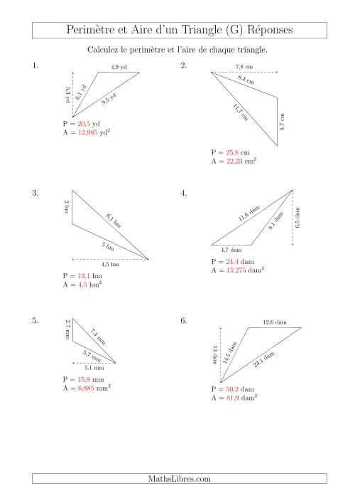 Calcul de l'Aire et du Périmètre d'un Triangle Obtusangle (En Rotation) (G) page 2