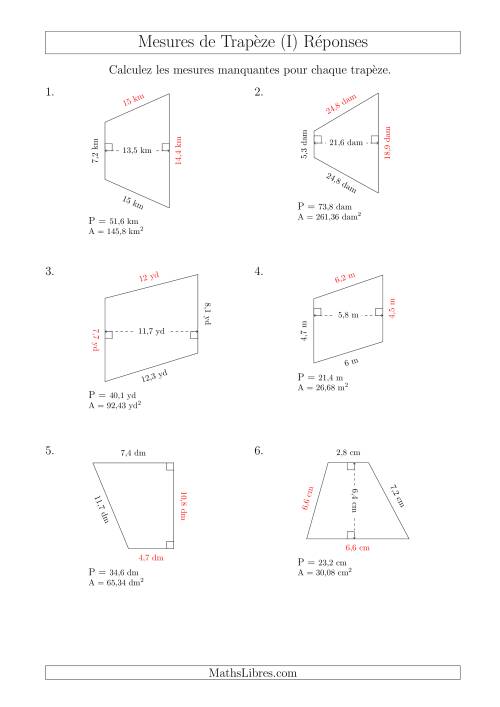 Calcul de la Base et Côtés des Trapèzes (I) page 2
