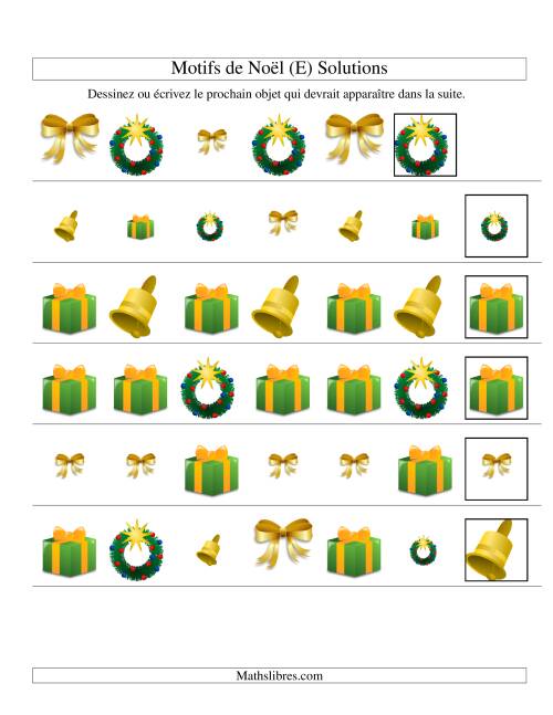 Motifs de Noël avec Deux Particularités (forme & taille) 2ème Partie (E) page 2