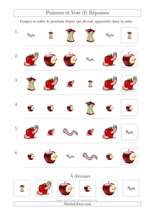 Patrons des Pommes et Vers avec Deux Particularités (Forme et Taille) (I) page 2