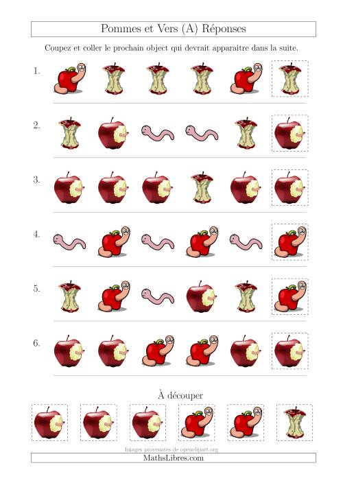 Patrons des Pommes et Vers avec Une Seule Particularité (Forme) (Tout) page 2