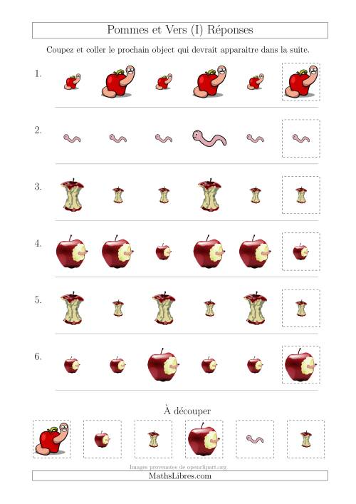 Patrons des Pommes et Vers avec Une Seule Particularité (Taille) (I) page 2