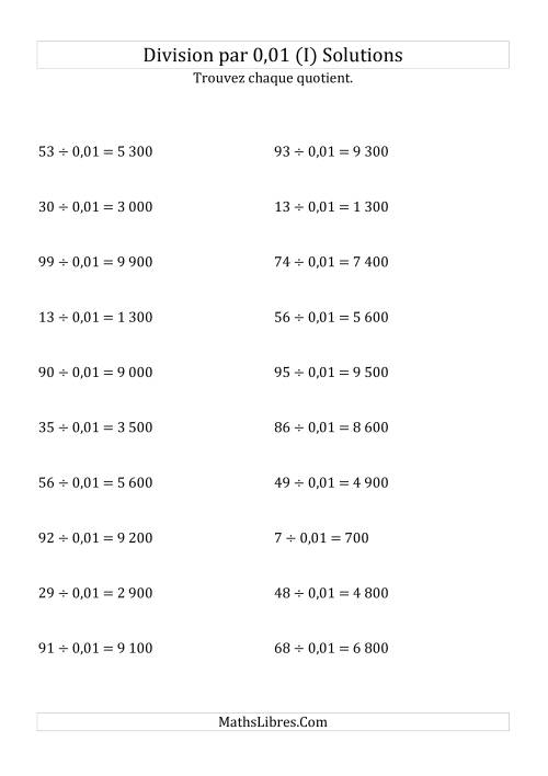 Division de nombres entiers par 0,01 (I) page 2