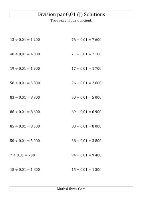 Division de nombres entiers par 0,01 (J) page 2