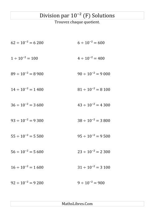 Division de nombres entiers par 10⁻² (F) page 2
