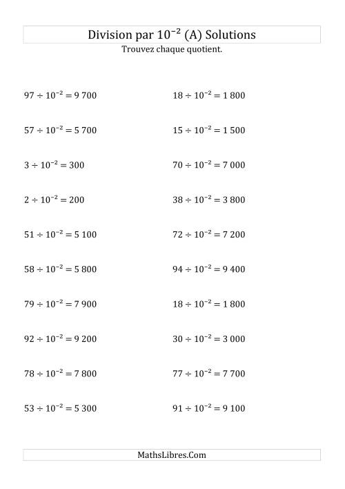 Division de nombres entiers par 10⁻² (Tout) page 2
