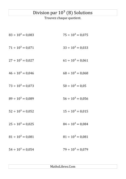 Division de nombres entiers par 10³ (B) page 2