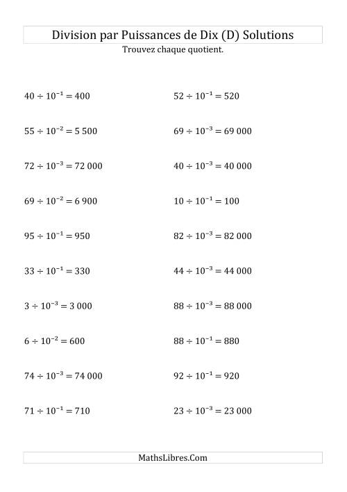 Division de nombres entiers par puissances n&eeacute;gatives de dix (forme exposant) (D) page 2