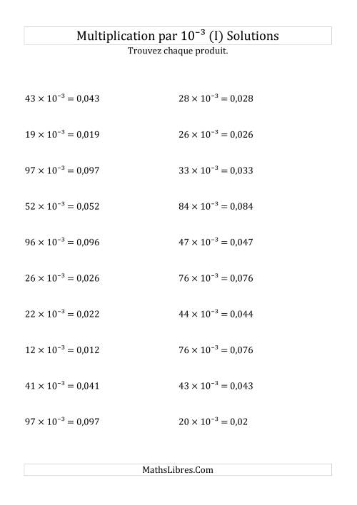 Multiplication de nombres entiers par 10⁻³ (I) page 2