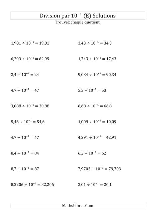 Division de nombres décimaux par 10<sup>-1</sup> (E) page 2