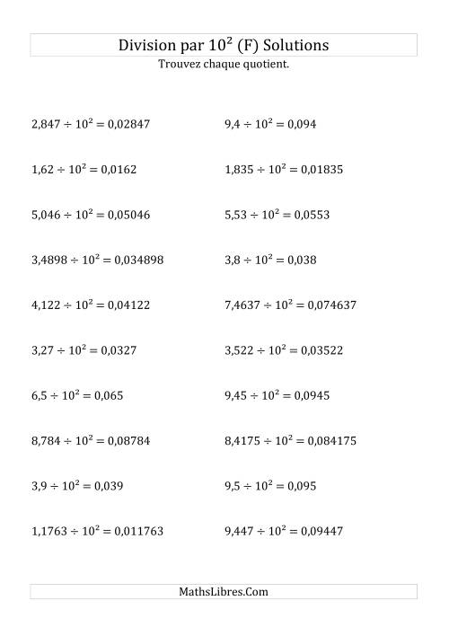 Division de nombres décimaux par 10<sup>2</sup> (F) page 2