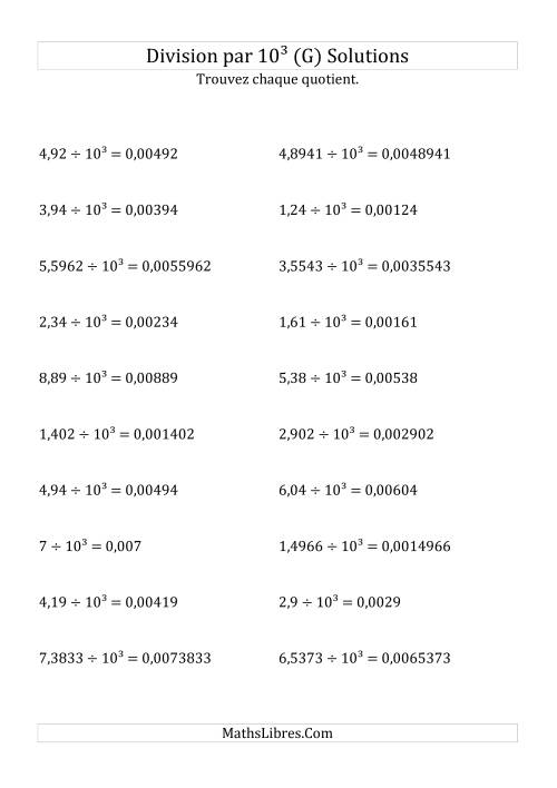 Division de nombres décimaux par 10<sup>3</sup> (G) page 2
