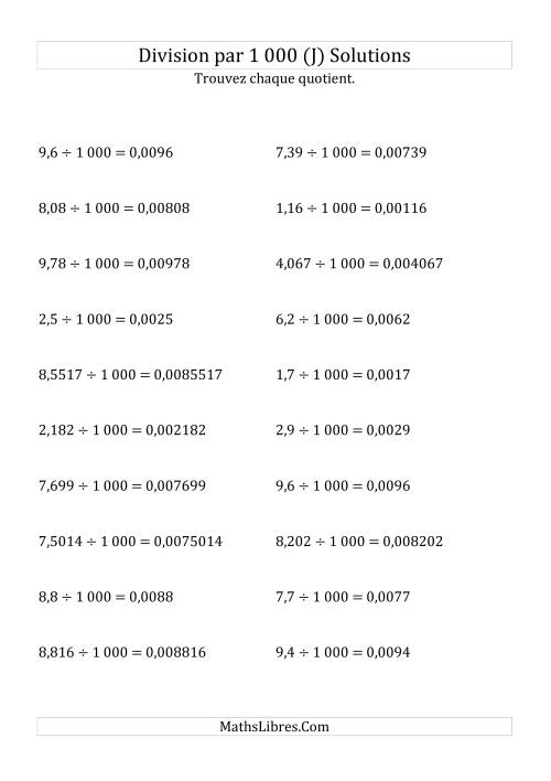 Division de nombres décimaux par 1000 (J) page 2