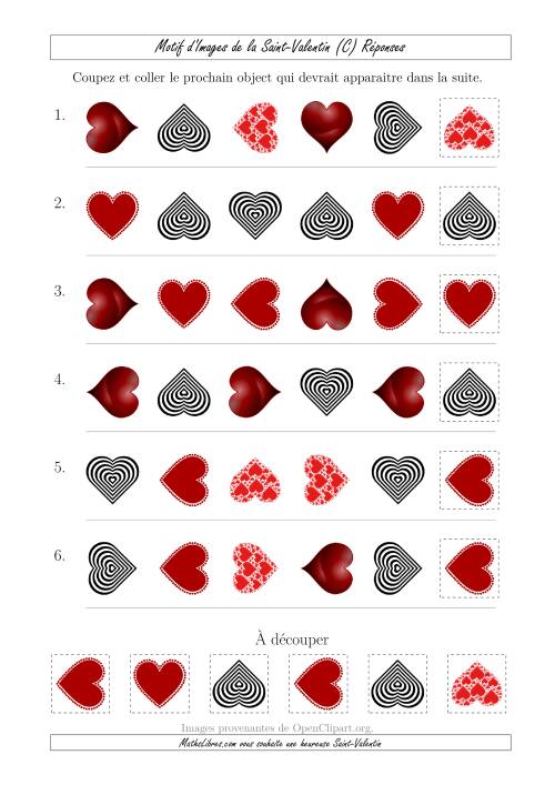 Motif d'Images de la Saint Valentin avec la Forme & la Rotation  Comme Attributs (C) page 2