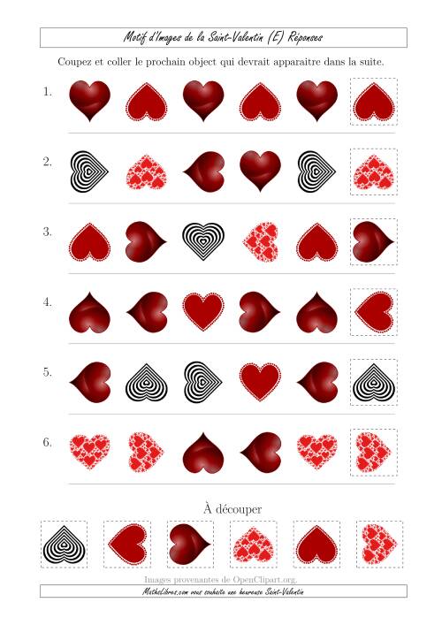 Motif d'Images de la Saint Valentin avec la Forme & la Rotation  Comme Attributs (E) page 2