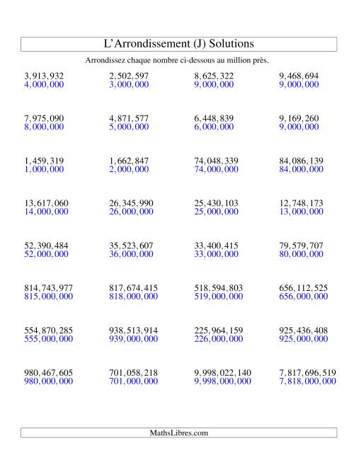 Arrondir un nombre au 1,000,000 près (version US) (J) page 2