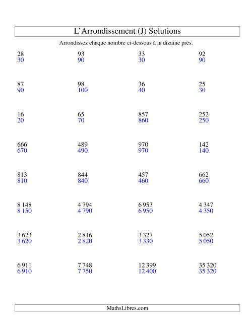 Arrondir un nombre au 10 près (version SI) (J) page 2