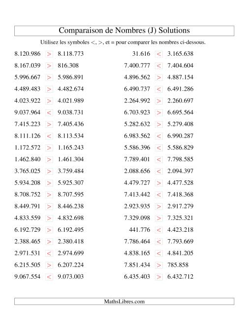Comparaisons des chiffres jusqu'à 10.000.000 rapprochés (version EU) (J) page 2