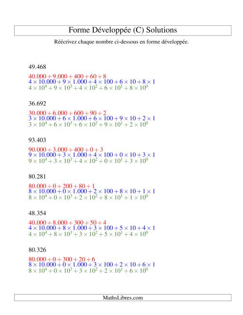 Écriture de nombres en forme dévoleppée 10.000 à 99.999 (version EU) (C) page 2