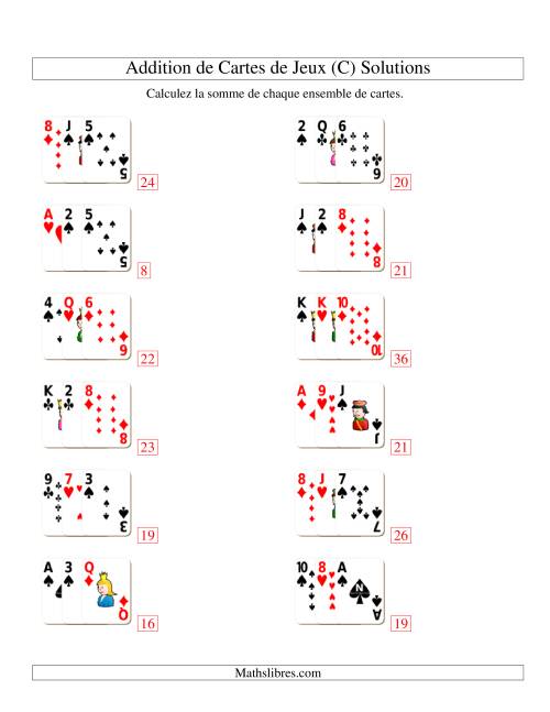 Addition de trois cartes de jeu (C) page 2
