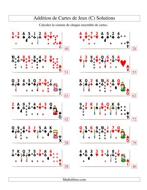 Addition de huit cartes de jeu (C) page 2