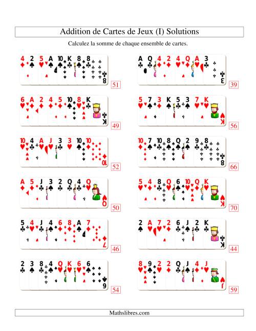 Addition de huit cartes de jeu (I) page 2