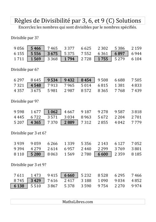 Divisibilité par 3, 6 et 9 -- 4-chiffres (C) page 2