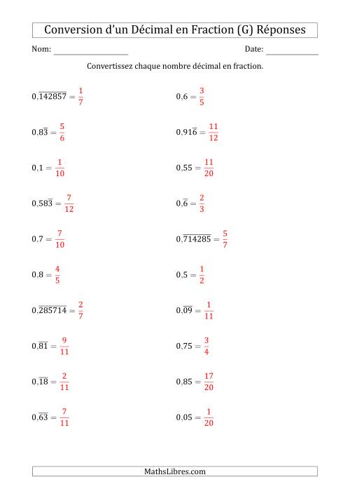 Conversion de Nombres Décimaux Finiset Périodiques en Fractions (G) page 2
