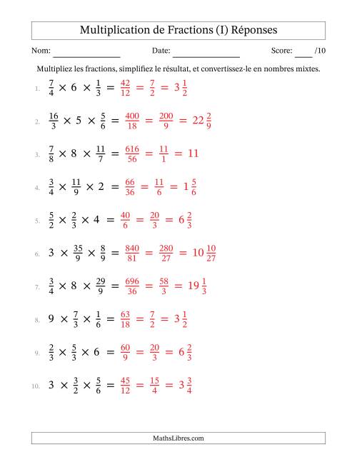 Multiplier fractions propres par quelques nombres entiers (trois facteurs) (I) page 2