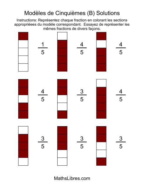 Modèles de Cinquièmes (Couleur) (B) page 2