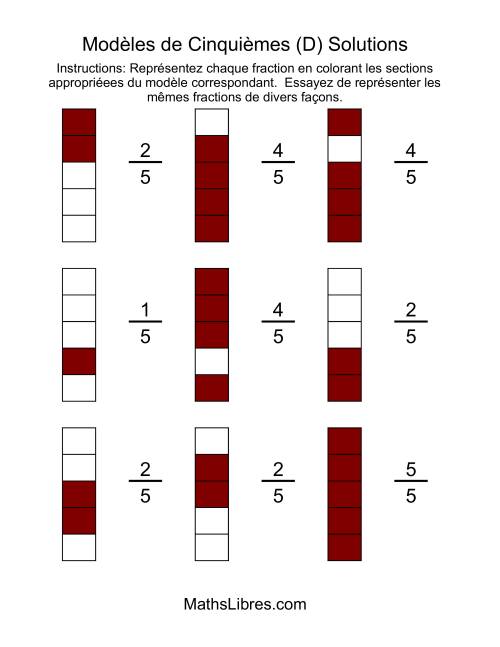 Modèles de Cinquièmes (Couleur) (D) page 2