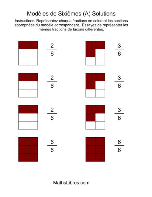 Modèles de Quarts Sixièmes (A) page 2