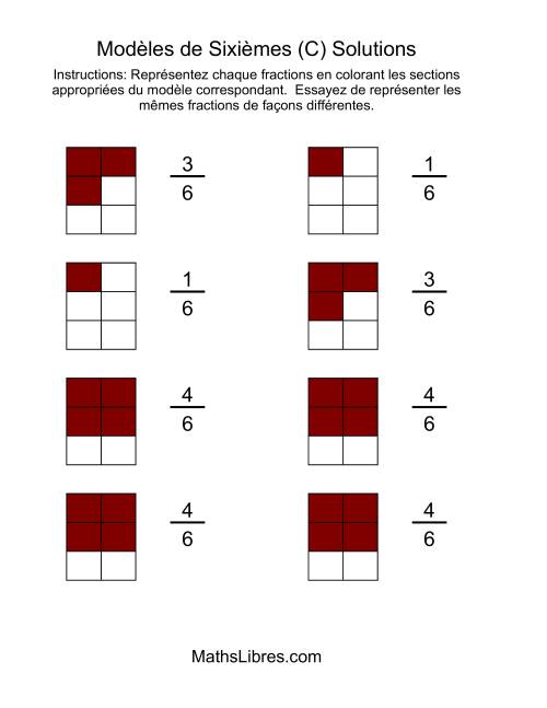 Modèles de Quarts Sixièmes (C) page 2