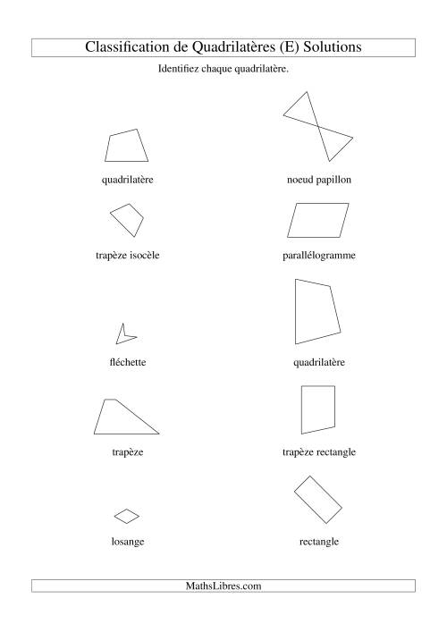 Classification de quadrilatères (avec rotation) (E) page 2