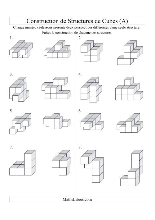 Construction de structures de cubes (Tout)