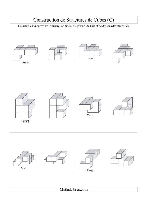Vues de côté de structures de cubes (C) page 2