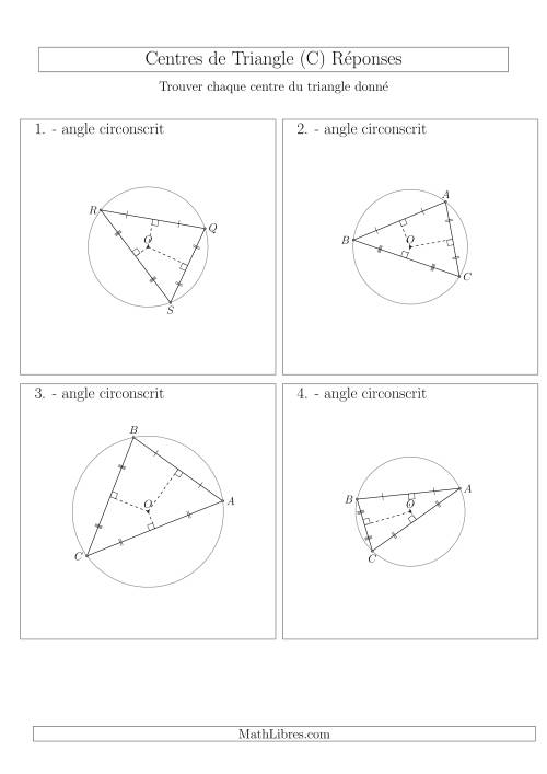 Angles Circonscrits des Triangles Aiguës  et Obtus (C) page 2