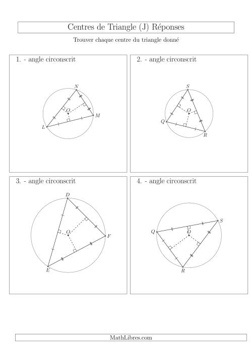 Angles Circonscrits des Triangles Aiguës  et Obtus (J) page 2