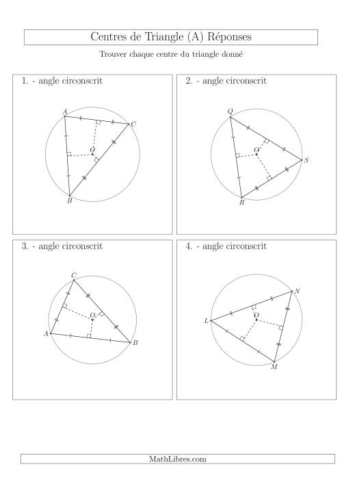 Angles Circonscrits des Triangles Aiguës (Tout) page 2