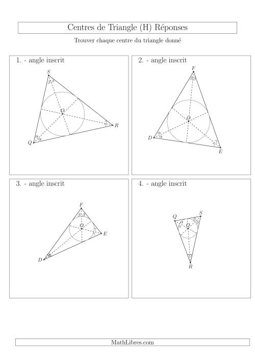 Angles Inscrits des Triangles Aiguës (H) page 2