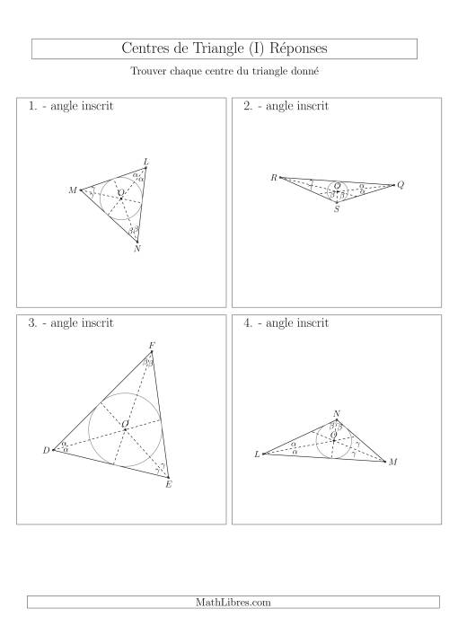 Angles Inscrits des Triangles Aiguës et Obtus (I) page 2
