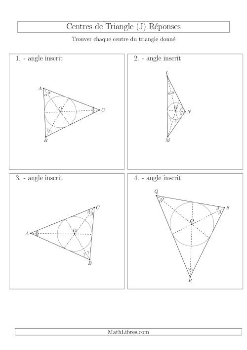 Angles Inscrits des Triangles Aiguës et Obtus (J) page 2