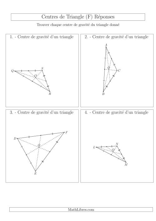 Centres de Gravité des Triangles Aiguës et Obtus (F) page 2