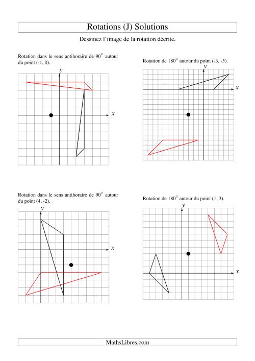 Rotation de figures à 3 sommets (J) page 2