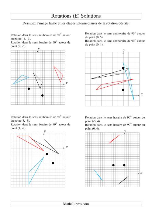 Rotation de figures à 3 sommets -- 2 étapes (E) page 2