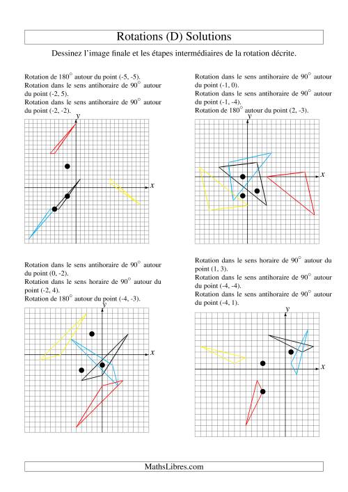 Rotation de figures à 3 sommets -- 3 étapes (D) page 2